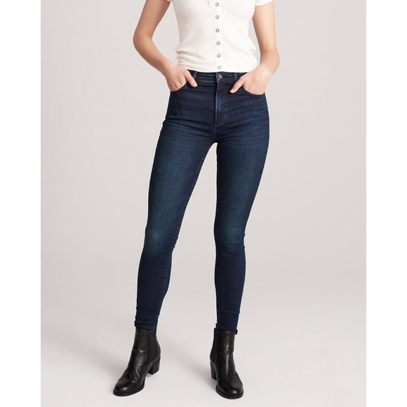 Abercrombie & Fitch High Rise Super Skinny Jeans - Picture 1 of 6